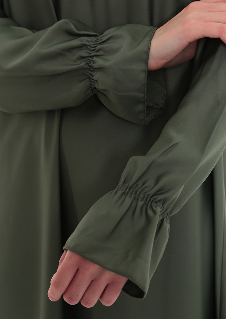Mintgroen Abaya Satijn