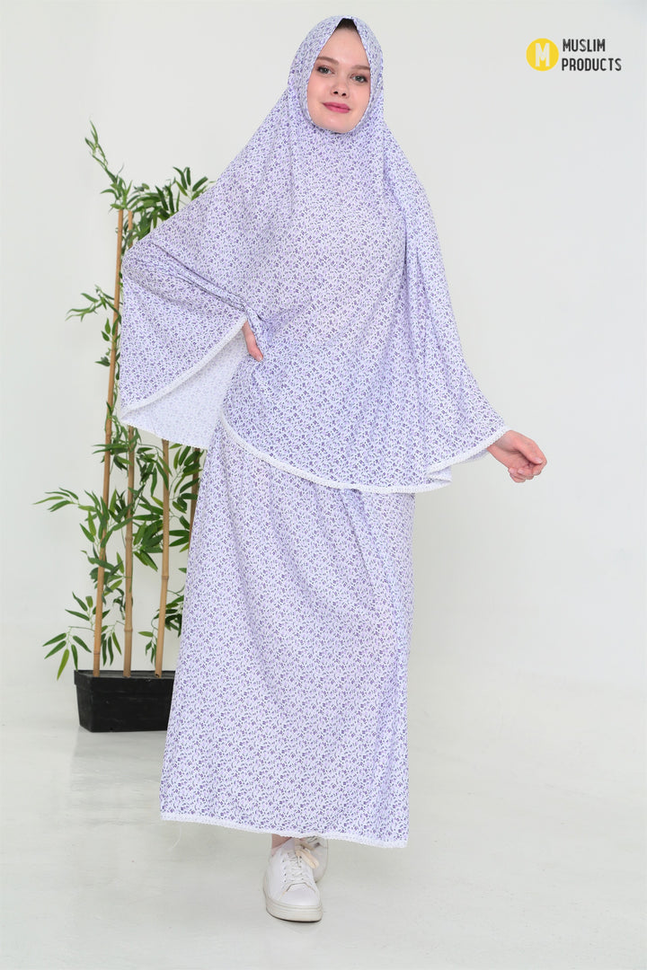Gebedskleding 2 delig blauw