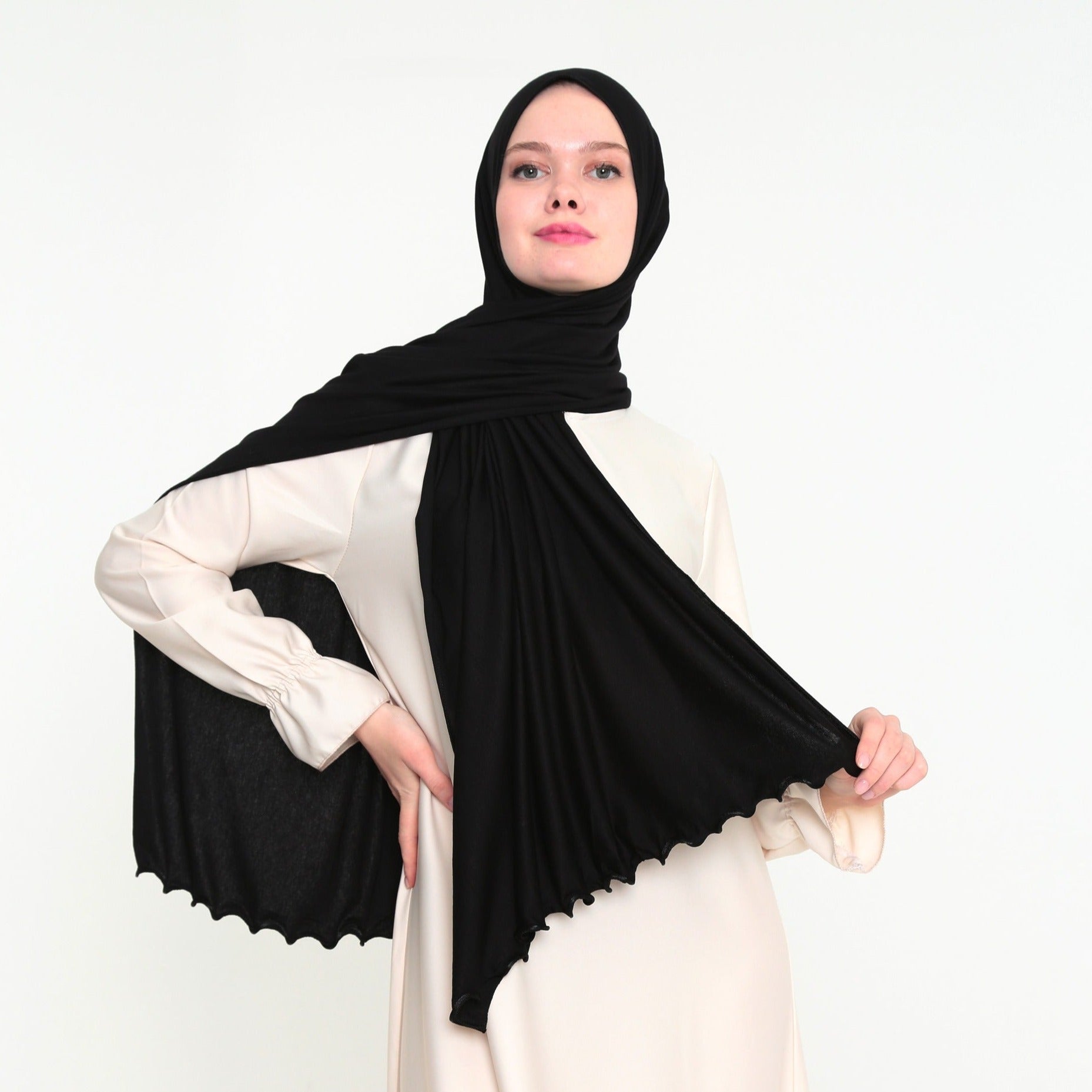 Premium Jersey Lint Zwart